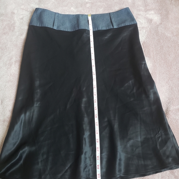 BCBG Max Azria Jean $Satin Skirt - Picture 3 of 5